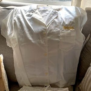 Brand new never worn Bride PJ set (runs slightly larger)
